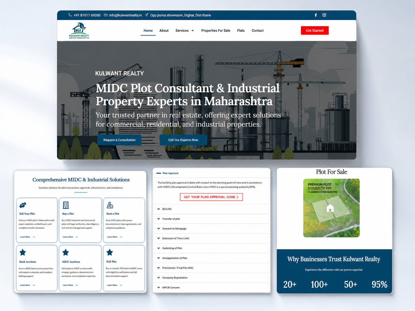 Real Estate Service Website